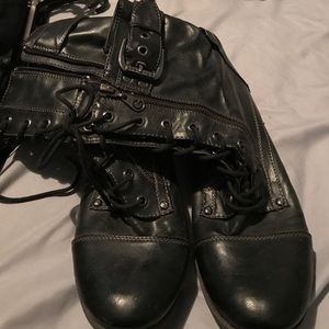 Guess combat boots
