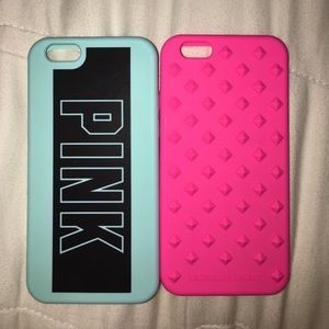 Two Victoria's Secret iPhone 6 cases; never used