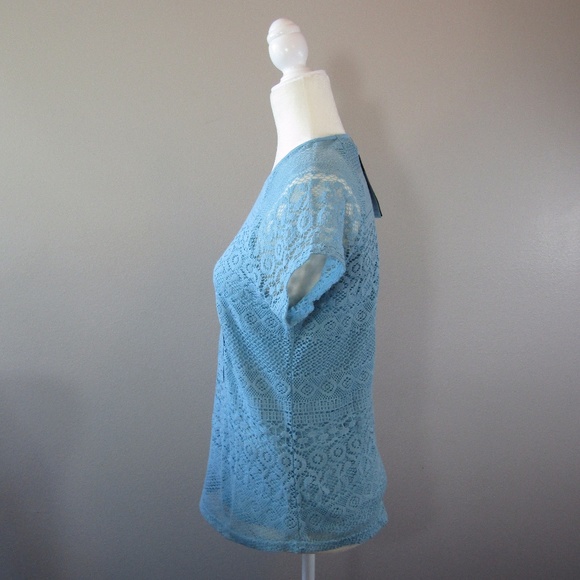 Chaps by Ralph Lauren Top Short Sleeve Size Medium - Picture 6 of 8