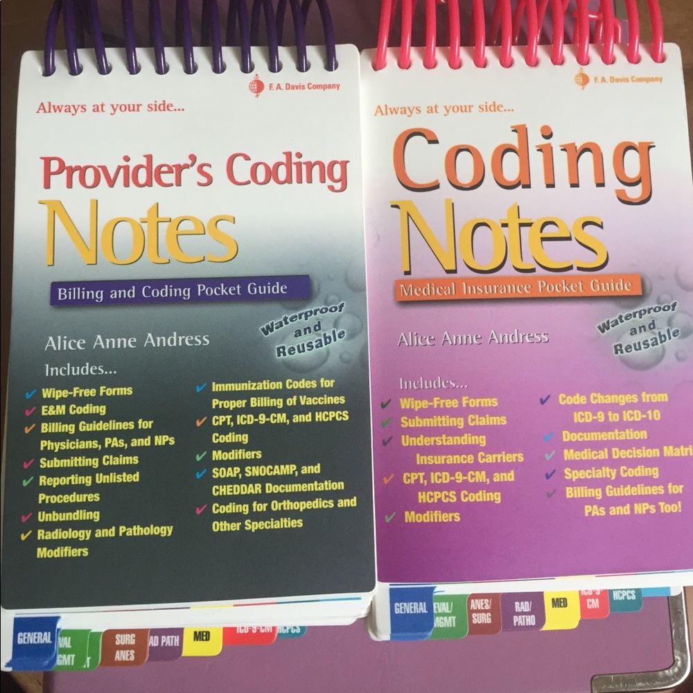 Coding Notes & Provider's Coding Notes Guides