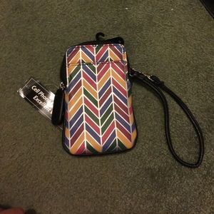 Wallet/cell phone holder