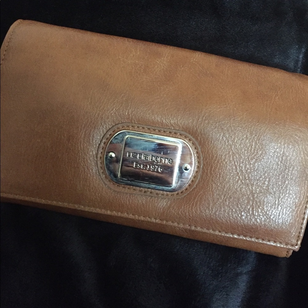 Liz Claiborne Wallet brown w/Gold accents