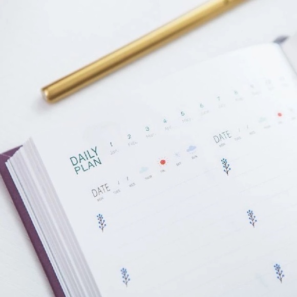 365 days personal diary planner hardcover notebook - Picture 2 of 8