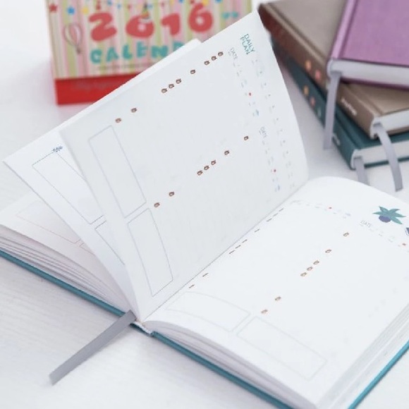 365 days personal diary planner hardcover notebook - Picture 4 of 8