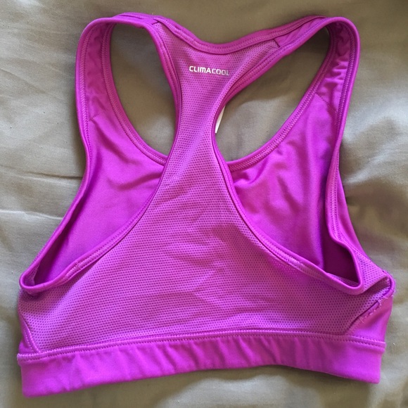 Adidas Magenta Sports Bra - Picture 2 of 3