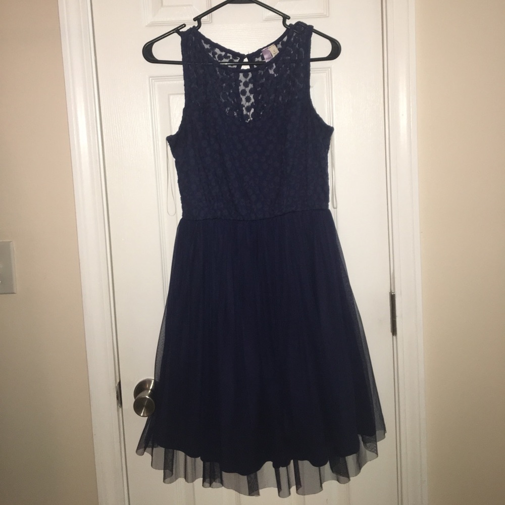 Navy blue dress