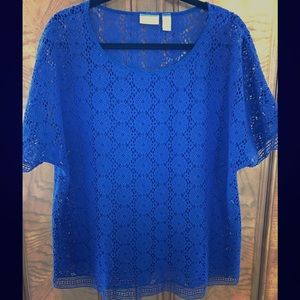 Chico's crocheted top
