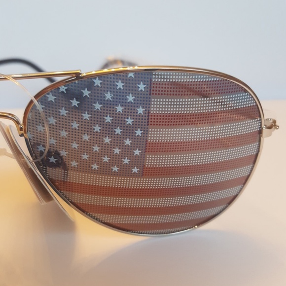 American Flag AVIATOR Sunglasses - Picture 6 of 7