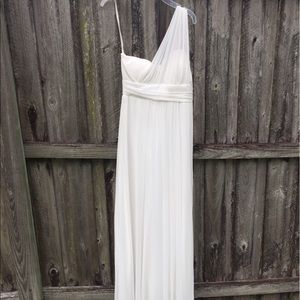 One shoulder prom dress