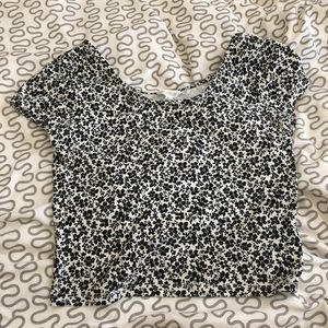 floral crop top