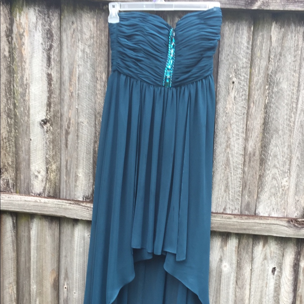 Calvin Klein high low prom dress