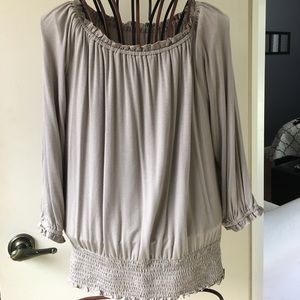 INC International Concepts Tops - INC neutral off the shoulder top INC International Concepts Tops - INC neutral off the shoulder top