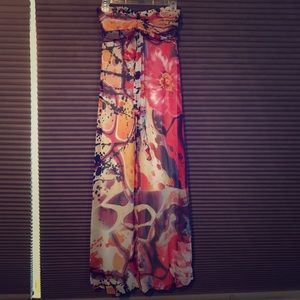 Flower print Maxi dress