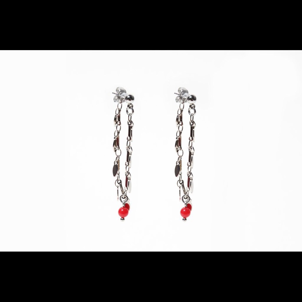 ✨ Elsa Earrings in Silver Clip