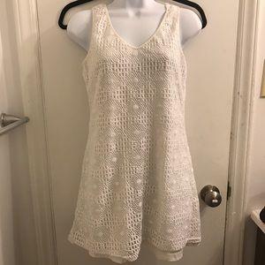 White lace dress