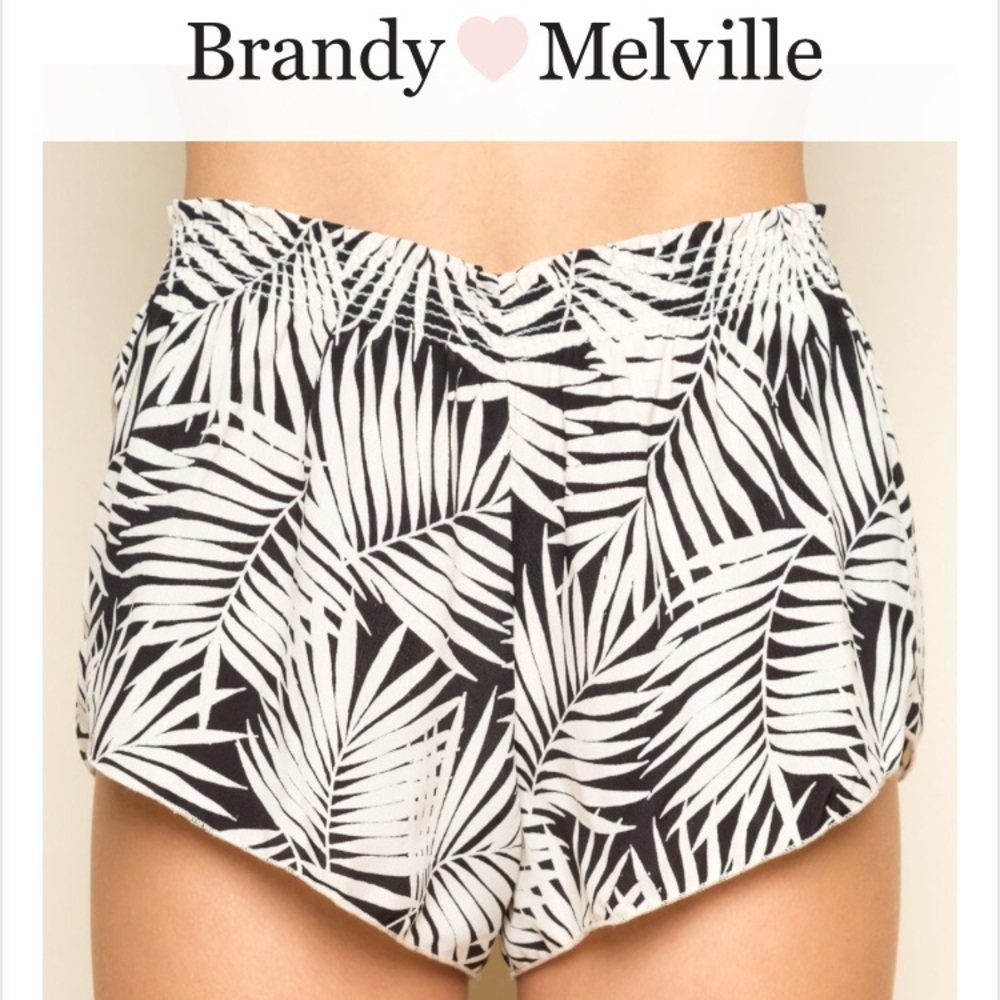NWT Brandy Melville Ross short w/stickers&keychain