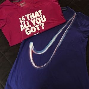 Nike work out top (only pink available)