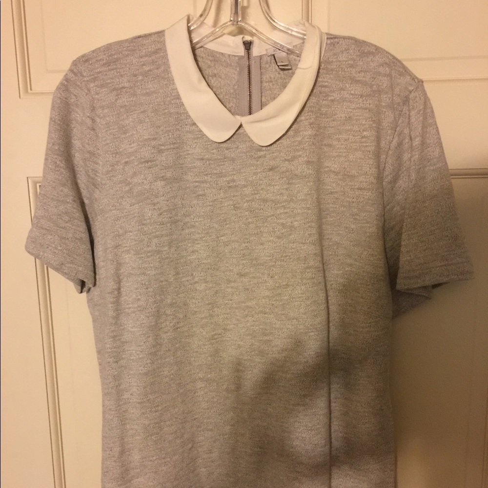 Jcrew gray blouse