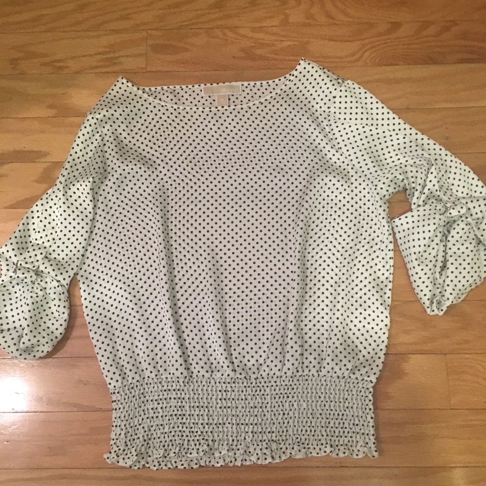 Michael Kors polka dot blouse