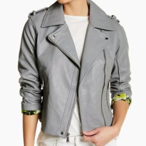 Women Moto Jacket Assymetric Multi Zip