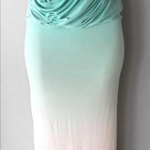 Young Fabulous and Broke Lina Maxi Dress in Sky Ombre S