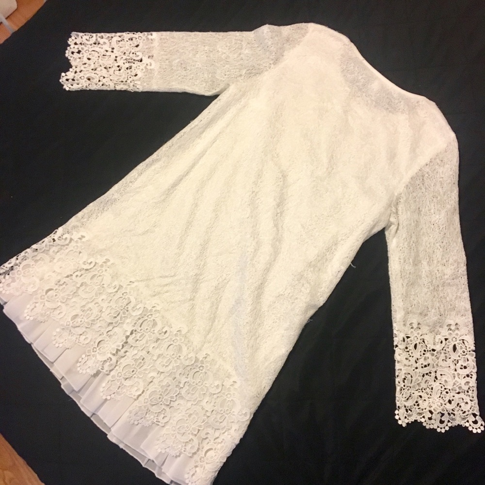Miami white lace and floss dress - Picture 3 of 4