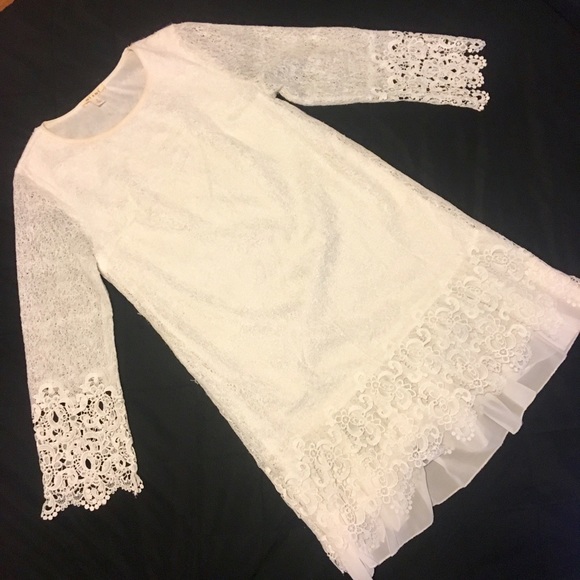 Miami white lace and floss dress - Picture 2 of 4