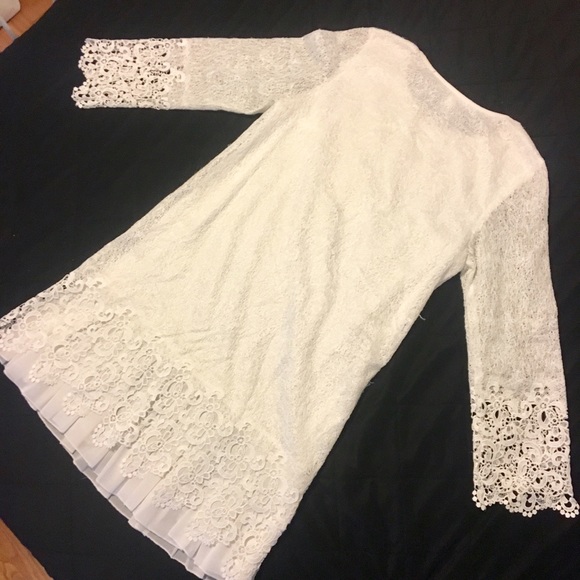 Miami white lace and floss dress - Picture 3 of 4