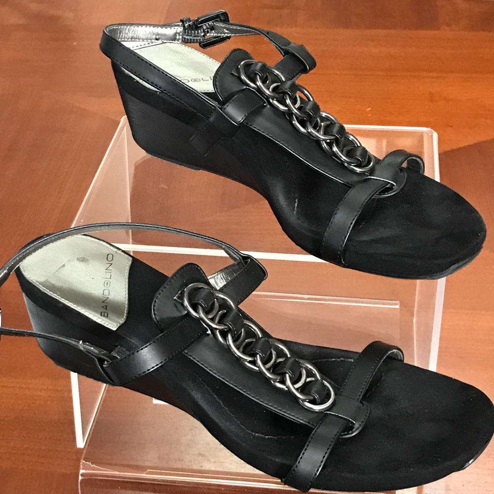 Bandolino Black Sandals Size 8M