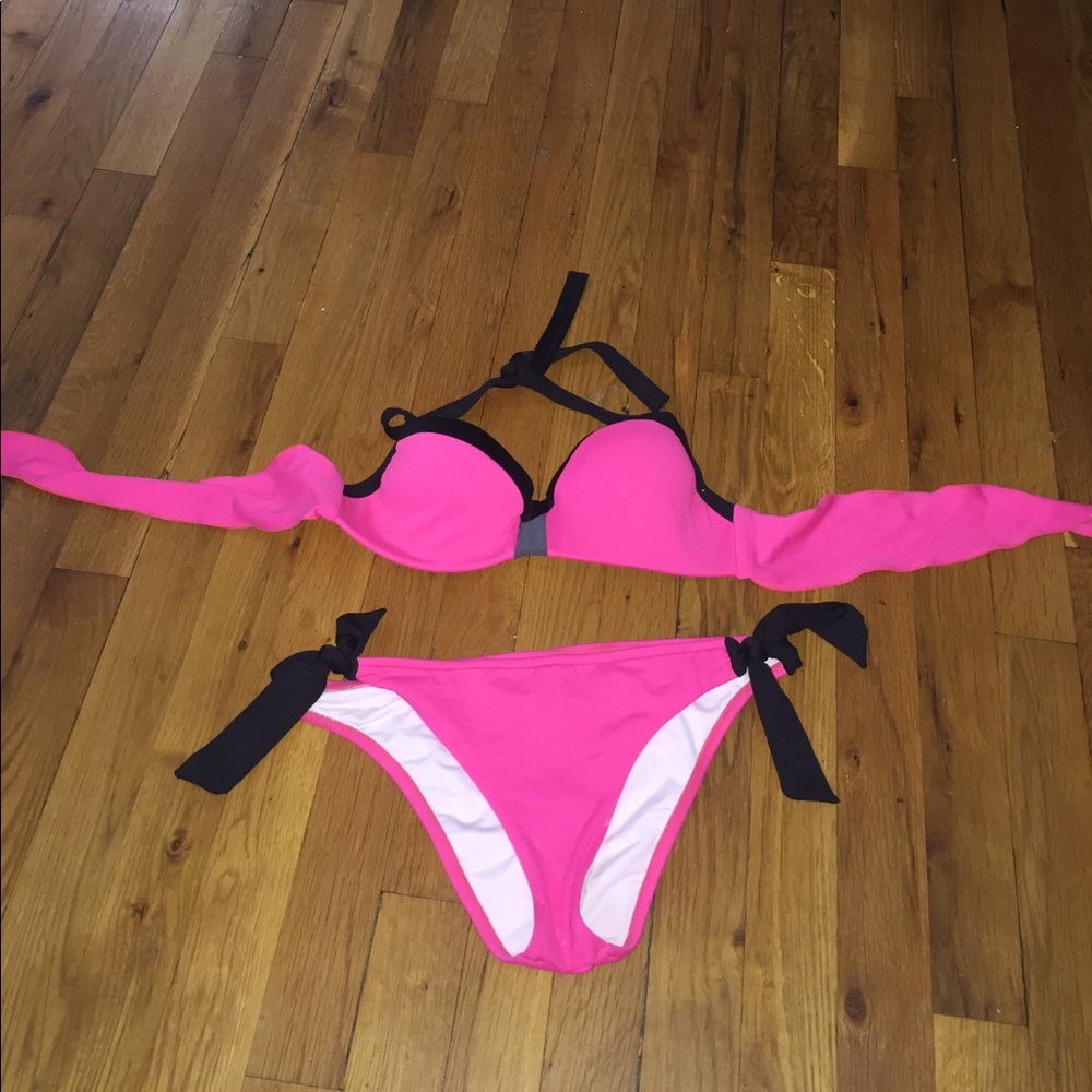 Hot Pink Bathing Suit