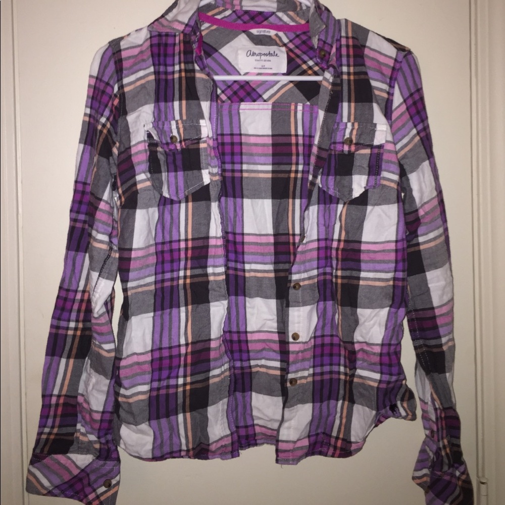 Signature Aeropostale Flannel (Size: S women's)