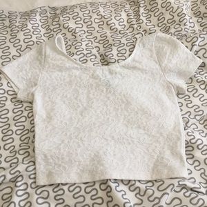 lace crop top