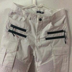 Men's White chinos