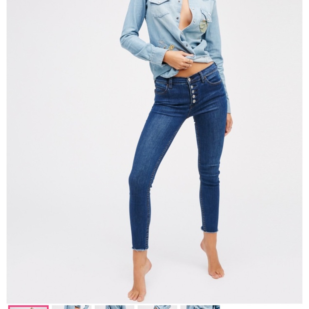Reagan button front jean