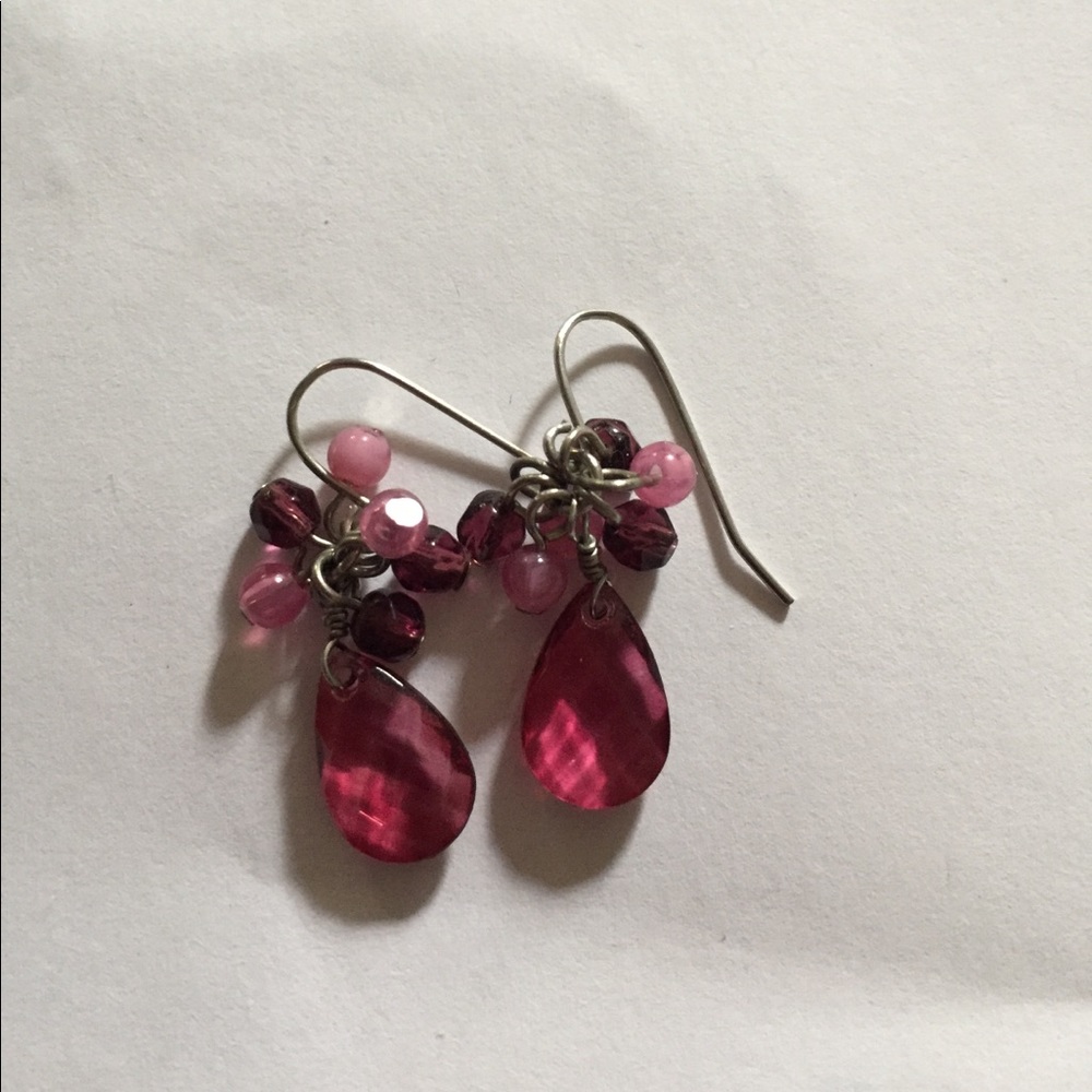 Tiny dangly earrings