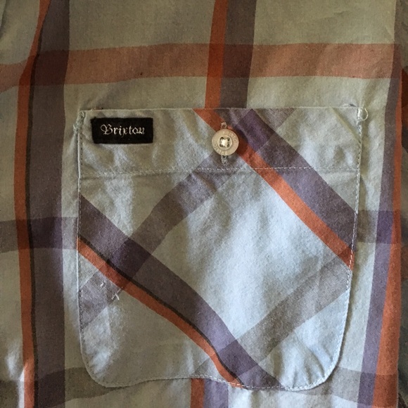 Brixton Button Up Plaid Shirt - Picture 3 of 3