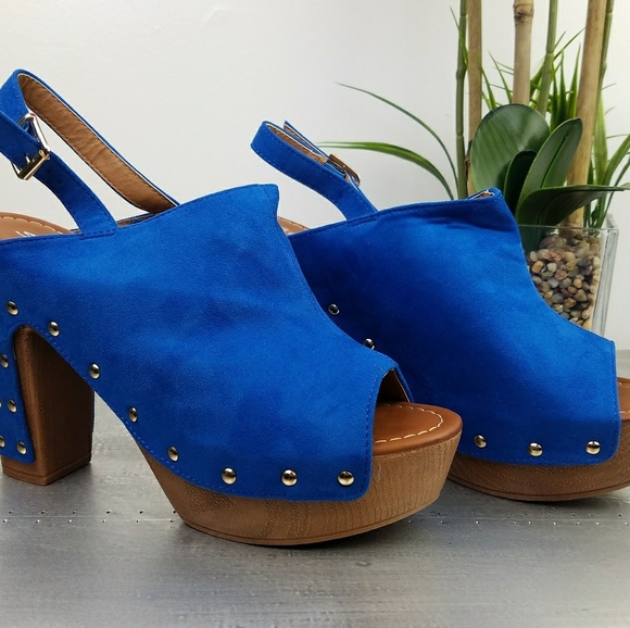24hr sale Colbolt Blue platforms - Picture 2 of 4