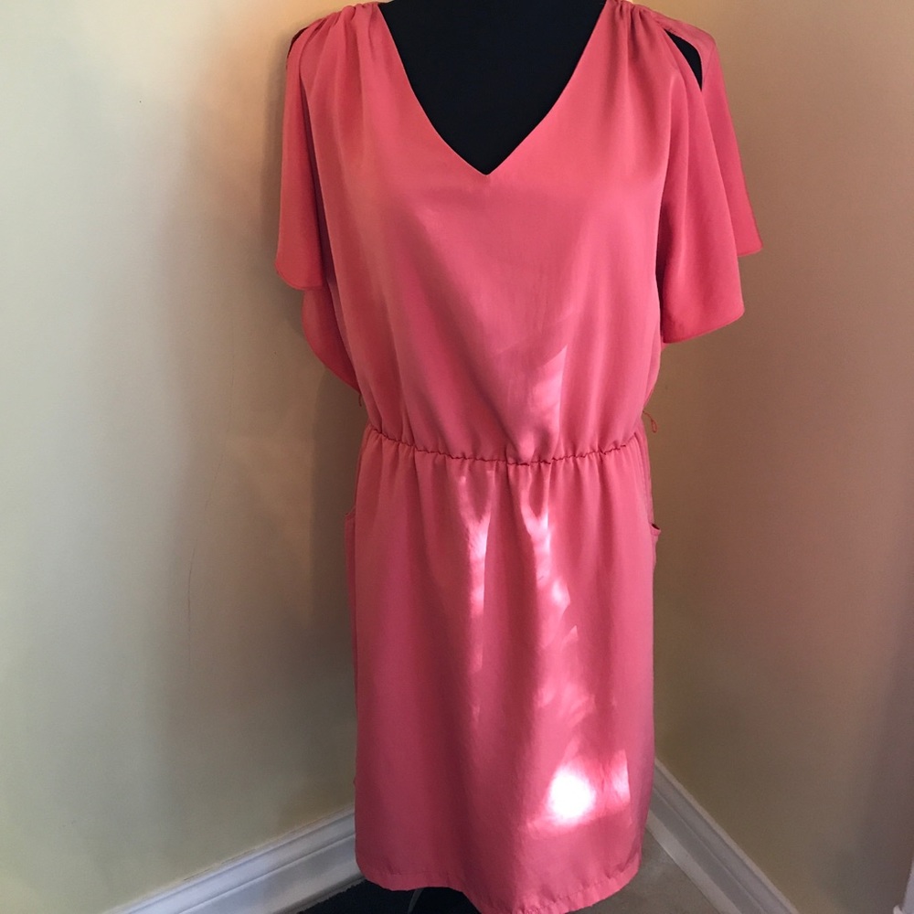 Peach Jennifer Lopez dress