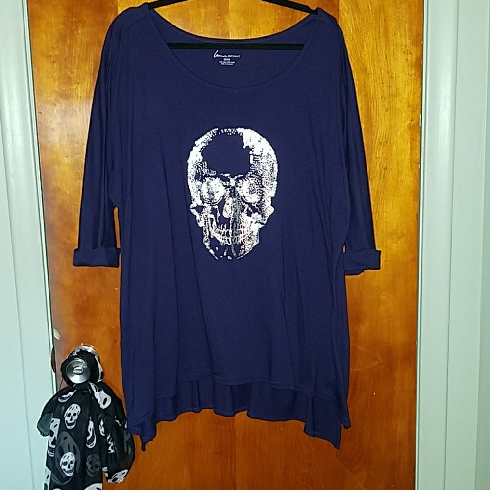 Shark bite skull top