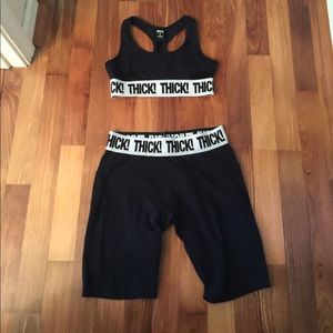 Thick! Black Sports Set from thekyliejennershop