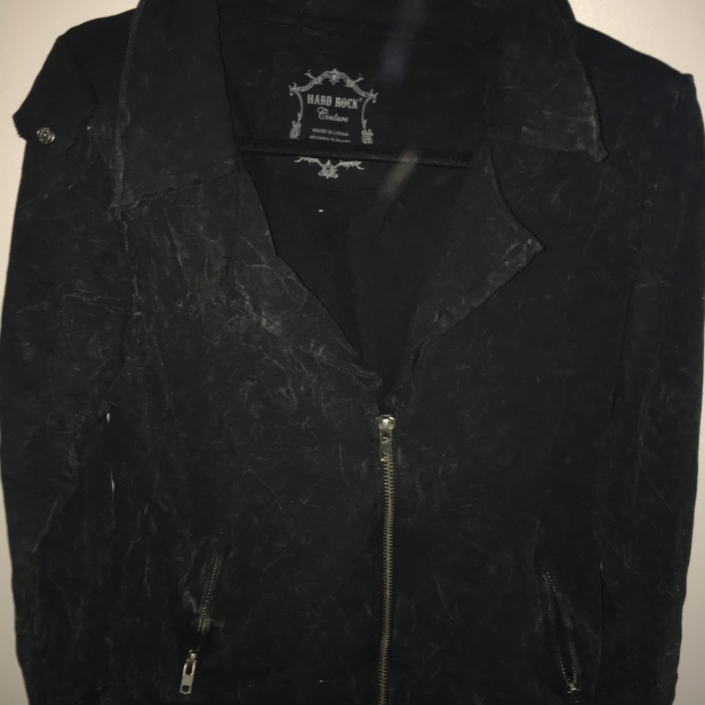 Hard Rock Cafe zip up jacket