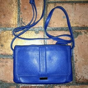 Blue Neiman Marcus crossbody bag