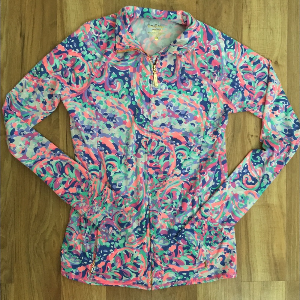 EUC Lilly Pulitzer Luxletic Serena Multi La Playa