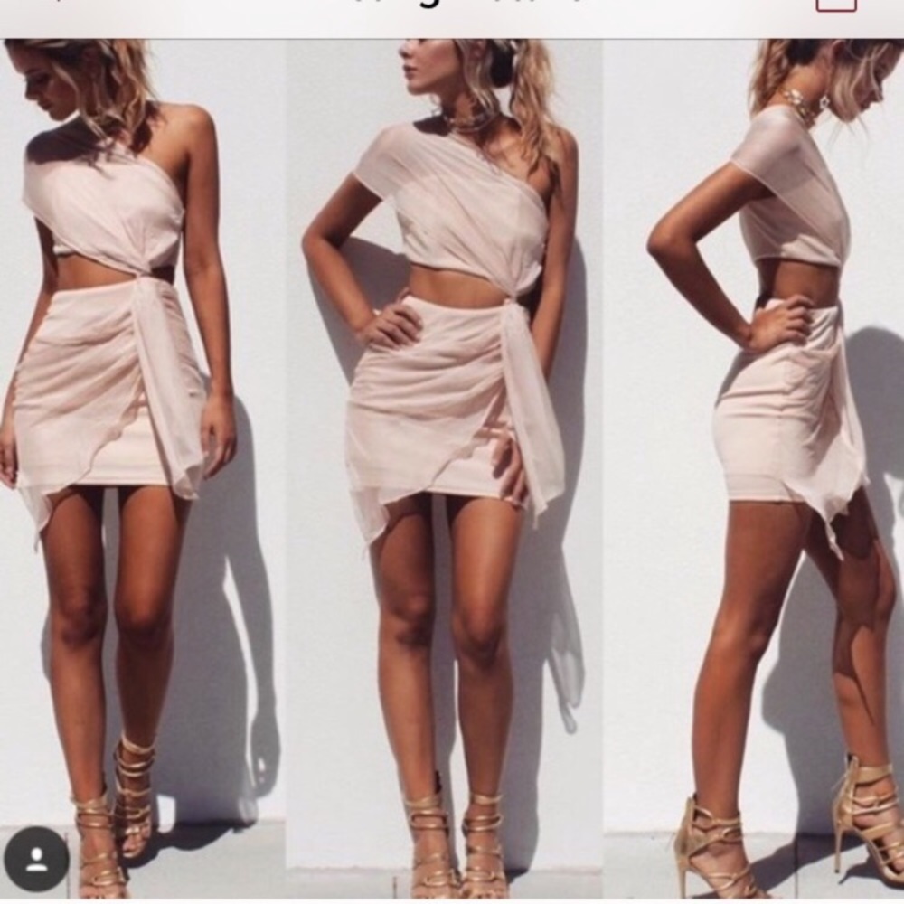 Sabo skirt Zuri dress blush. Worn once.