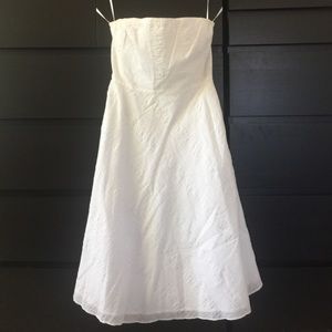 JCrew 100% Cotton Crepe bridesmaid dress