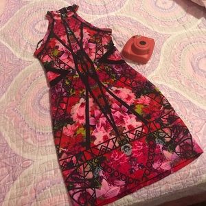 Floral bodycon dress
