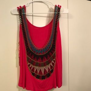 Tank with adorable back