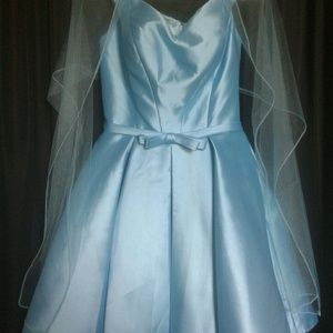 Teal Off the Shoulder Dress