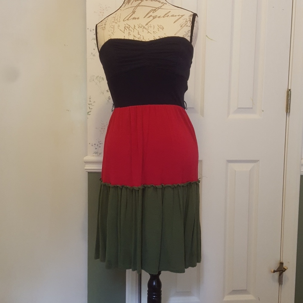 Strapless dress