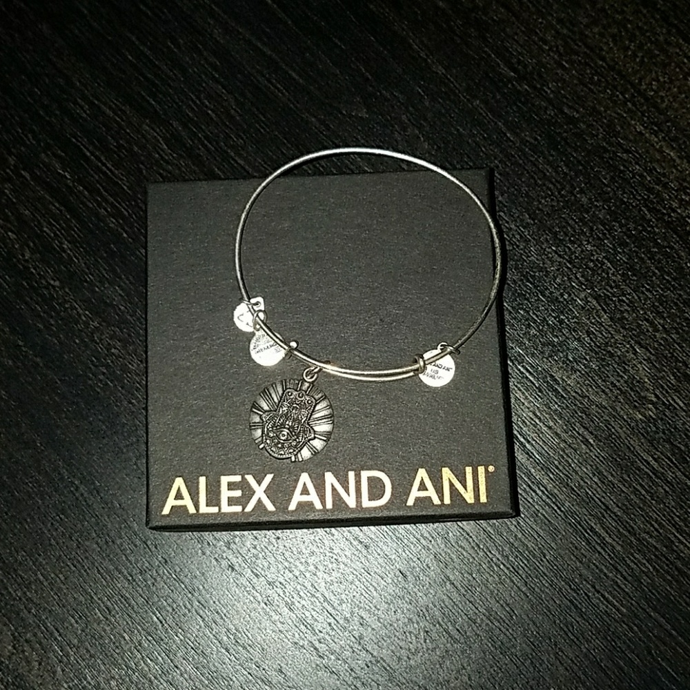 Alex and ani hand of Fatima bracelet